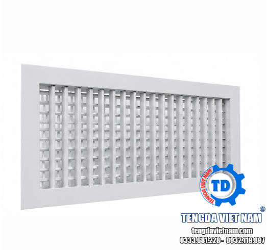 CỬA GIÓ 2 LỚP NAN ĐIỀU CHỈNH HVAC – MIỆNG GIÓ CẤP GIÓ 2 HƯỚNG 双层百叶风口