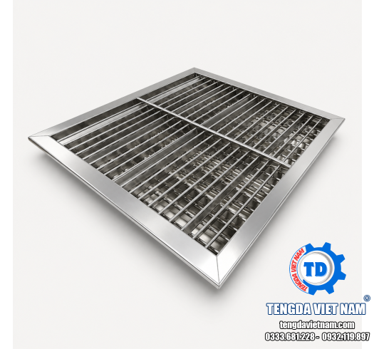 Cửa Gió 2 Lớp Nan Inox HVAC