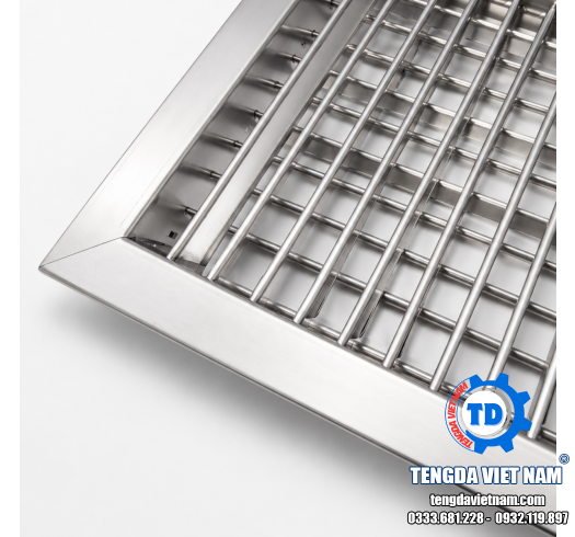 Cửa Gió 2 Lớp Nan Inox HVAC