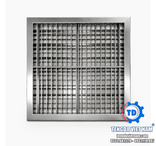 Cửa Gió 2 Lớp Nan Inox HVAC