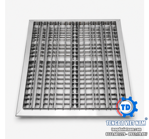 Cửa Gió 2 Lớp Nan Inox HVAC