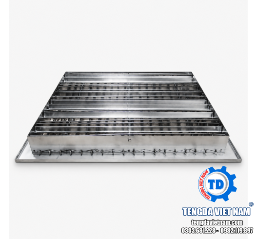 Cửa Gió 2 Lớp Nan Inox HVAC