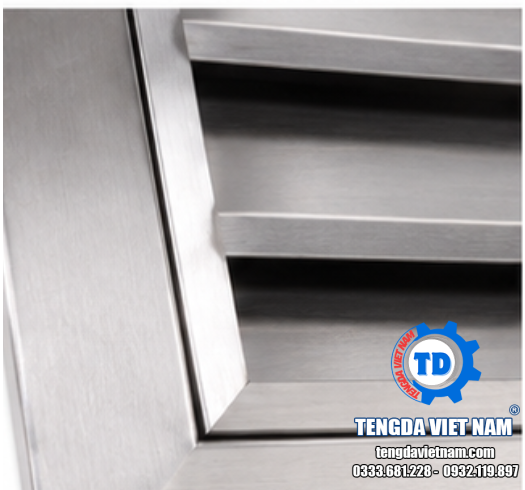 CỬA GIÓ CHẮN MƯA INOX TD0035 – MIỆNG GIÓ NAN Z INOX 防雨百叶（不锈钢）