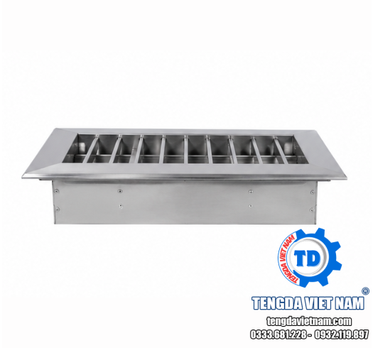 CỬA GIÓ HAI LỚP INOX TD0030 HVAC – DOUBLE LAYER AIR GRILLE 不锈钢双层风口