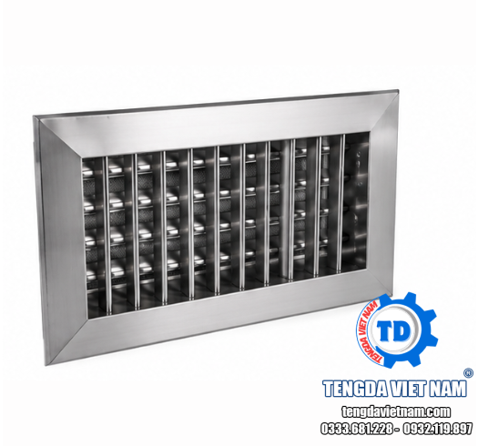 CỬA GIÓ HAI LỚP INOX TD0030 HVAC – DOUBLE LAYER AIR GRILLE 不锈钢双层风口