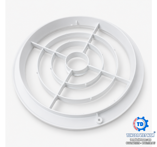 Cửa Gió Khuếch Tán Vành Khăn ABS Cho Hệ Thống HVAC