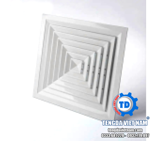 CỬA GIÓ KHUẾCH TÁN VUÔNG  -  方形散流器 (ABS)