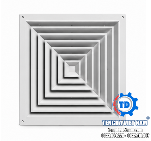 CỬA GIÓ KHUẾCH TÁN VUÔNG ABS HVAC – 方形散流器