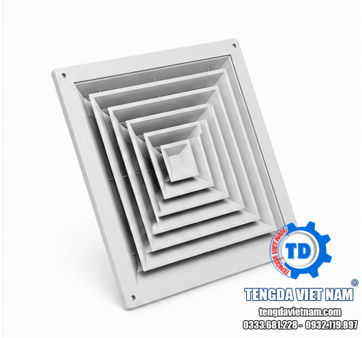 CỬA GIÓ KHUẾCH TÁN VUÔNG ABS HVAC – 方形散流器