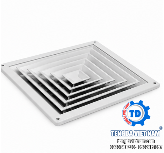 CỬA GIÓ KHUẾCH TÁN VUÔNG ABS HVAC – 方形散流器