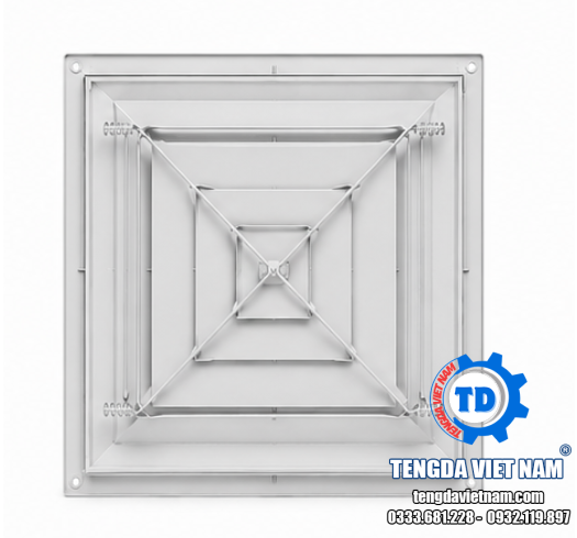 CỬA GIÓ KHUẾCH TÁN VUÔNG ABS HVAC – 方形散流器