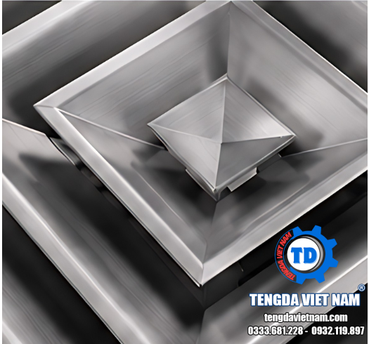 CỬA GIÓ KHUẾCH TÁN VUÔNG INOX TD0034 HVAC – SQUARE DIFFUSER 不锈钢方形散流器
