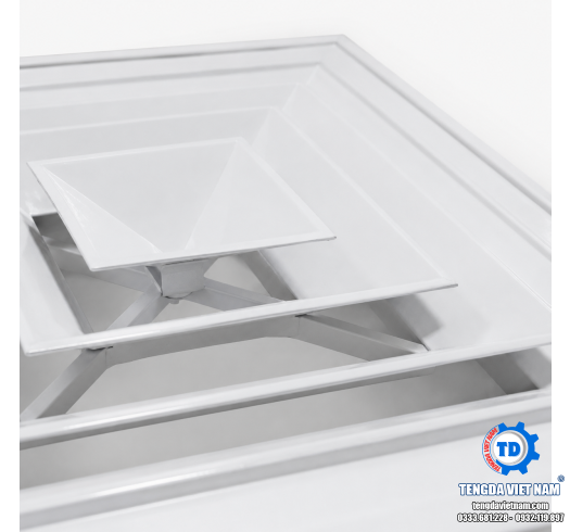 Cửa Gió Khuếch Tán Vuông Nhôm HVAC Theo Kích Thước