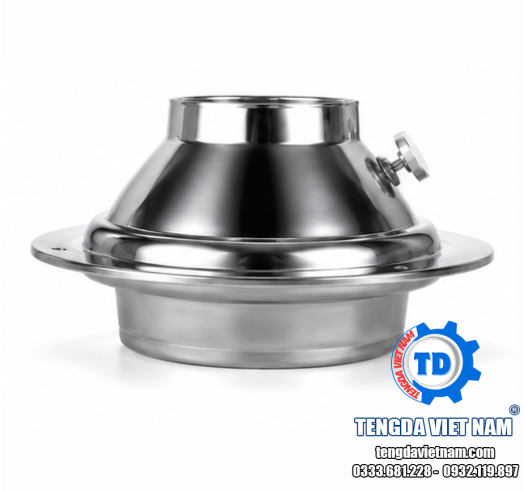 CỬA GIÓ PHUN XA INOX ĐIỀU CHỈNH HƯỚNG GIÓ HVAC – JET NOZZLE DIFFUSER 可调喷射风口（不锈钢）