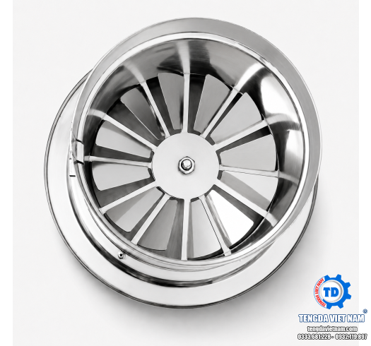 CỬA GIÓ XOÁY INOX TD0036 HVAC – SWIRL DIFFUSER / SWIRL JET DIFFUSER 旋流风口（不锈钢）