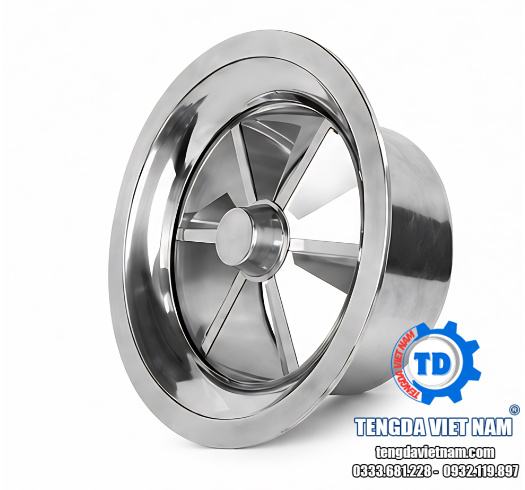 CỬA GIÓ XOÁY INOX TD0036 HVAC – SWIRL DIFFUSER / SWIRL JET DIFFUSER 旋流风口（不锈钢）
