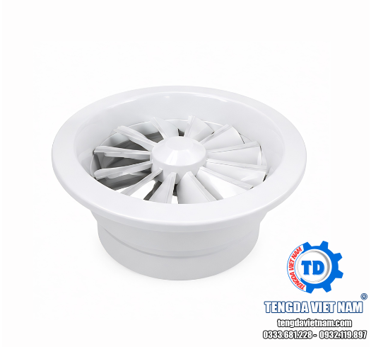 CỬA THOÁT KHÍ XOÁY TRÒN HVAC – 旋流风口