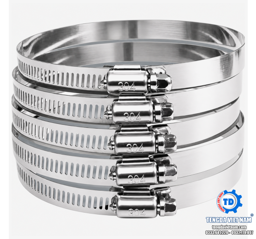 ĐAI XIẾT ỐNG GIÓ INOX 304