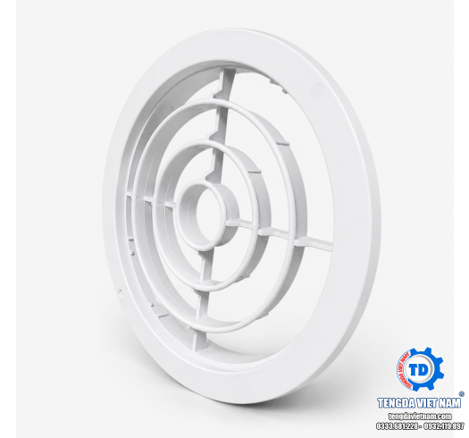 Cửa Gió Khuếch Tán Vành Khăn ABS Cho Hệ Thống HVAC