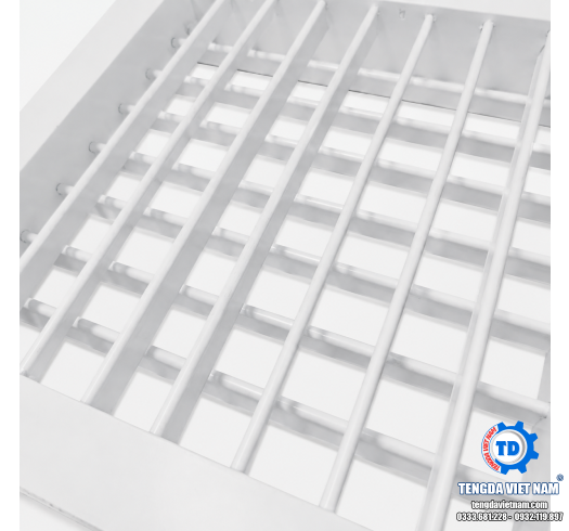 Cửa Gió 2 Lớp Nan Điều Chỉnh Nhôm HVAC – Miệng Gió Cấp Gió 2 Hướng