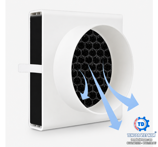 MÀNG LỌC THAN HOẠT TÍNH KHUNG ABS – ACTIVATED CARBON DUCT AIR FILTER