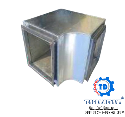 CO 90 TIÊU ÂM ĐỤC LỖ - 型微消音板消声弯头 (TD053)