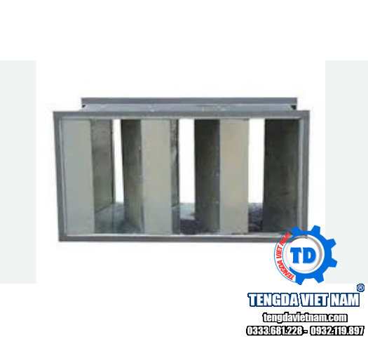 ỐNG GIÓ TIÊU ÂM - 型矩形折板式消声器 (TD054)