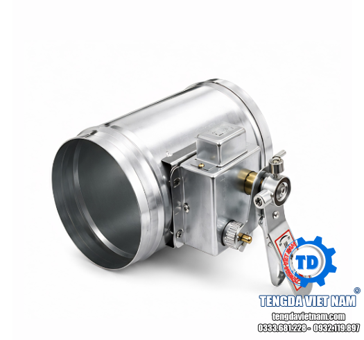 VAN CHẶN LỬA TRÒN TAY GẠT TD0016 – VAN CHỐNG CHÁY ỐNG GIÓ HVAC 圆形防火阀