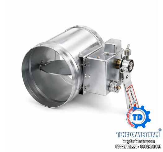 VAN CHẶN LỬA TRÒN TAY GẠT TD0016 – VAN CHỐNG CHÁY ỐNG GIÓ HVAC 圆形防火阀