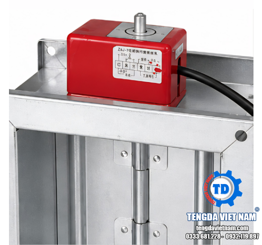VAN ĐIỀU CHỈNH GIÓ VUÔNG MOTOR ĐIỆN HVAC – VAN MFD 铝合金电动风量调节阀