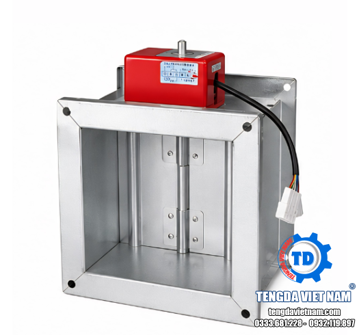 VAN ĐIỀU CHỈNH GIÓ VUÔNG MOTOR ĐIỆN HVAC – VAN MFD 铝合金电动风量调节阀