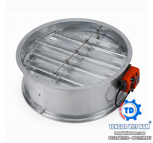 VAN ĐIỀU TIẾT GIÓ TRÒN ĐIỀU KHIỂN ĐIỆN HVAC – MOTORIZED ROUND DAMPER 圆形风量调节阀