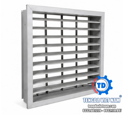 VAN GIÓ ĐIỆN HVAC – MOTORIZED DAMPER LOUVER 电动风阀