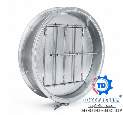 VAN GIÓ TRÒN CHỈNH TAY GẠT HVAC – ROUND VOLUME CONTROL DAMPER 圆形风量调节阀