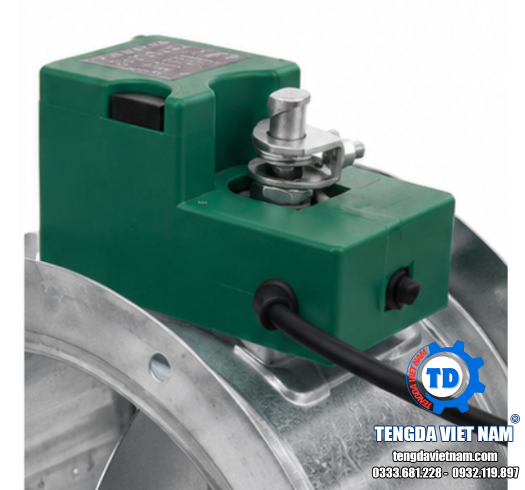 VAN VCD TRÒN ĐIỀU KHIỂN ĐIỆN TD0019 – VAN GIÓ MOTOR HVAC 圆形风量调节阀 (电动)