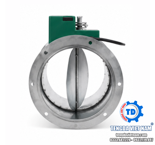 VAN VCD TRÒN ĐIỀU KHIỂN ĐIỆN TD0019 – VAN GIÓ MOTOR HVAC 圆形风量调节阀 (电动)