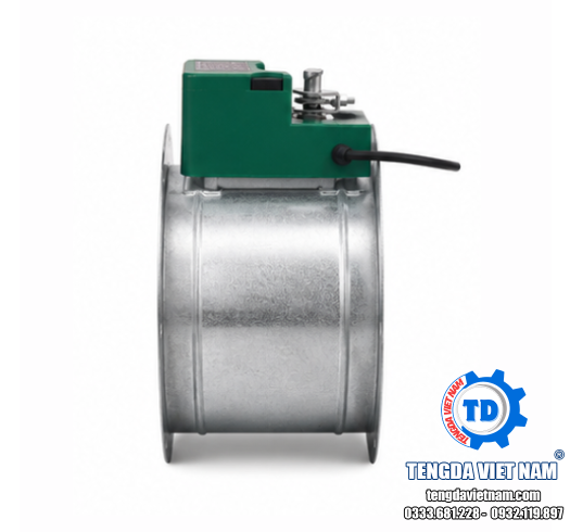 VAN VCD TRÒN ĐIỀU KHIỂN ĐIỆN TD0019 – VAN GIÓ MOTOR HVAC 圆形风量调节阀 (电动)