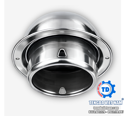 VENT CAP INOX 304 CHỐNG MƯA HVAC | CHỤP THÔNG HƠI NGOÀI TRỜI CHO HỆ THỐNG ỐNG GIÓ